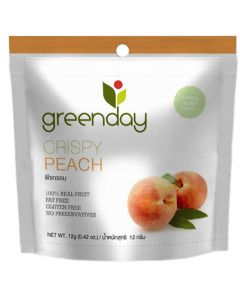 Greenday Peach (Freeze-dried Fruits) - Carton