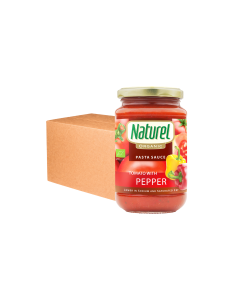 Naturel Organic Tomato with Peppers Pasta Sauce - Carton