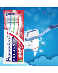 Export PEPSODENT Brilian Toothbrush Promo Pack– 6X(12+2) – 20FCL Carton