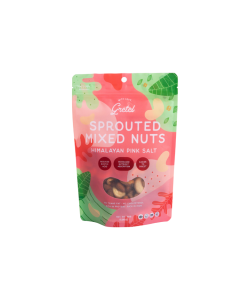 With Love, Gretel Sprouted Mixed Nuts Himalayan Pink Salt 150g - Carton