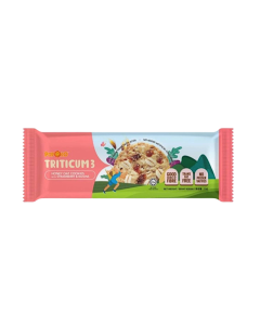 POPOLO TRITICUM 3 - HONEY OAT COOKIES WITH STRAWBERRY & RAISINS 70G X 36-Carton