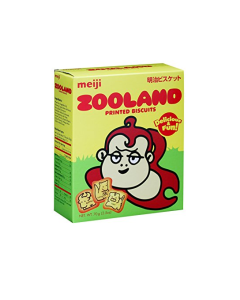 Meiji Printed Biscuits Zooland - Case