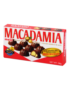 Meiji Macadamia Nut With Chocolate With Milk - Case