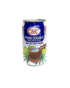Ice Cool Roasted Coconut Juice with Pulp - Case