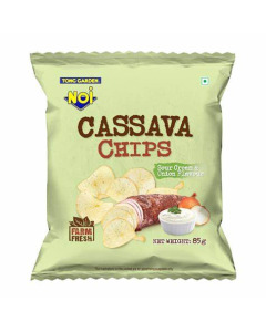 Tong Garden Noi Sour Cream &  Onion Cassava Chips - Carton