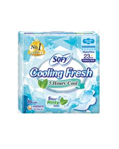 Sofy Cooling Fresh Day Slim Wing 23cm (Minty Cool) - Carton