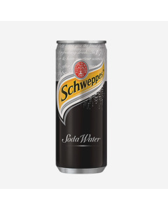 Schweppes Soda Water Can Drink - Carton
