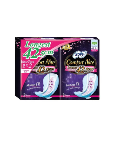 Sofy Comfort  Slim Wing 42.5cm Value Pack 8's×2 (Body Fit) - Carton