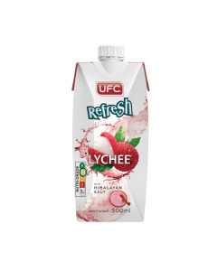 UFC Refresh Lychee with Himalayan Salt - Carton