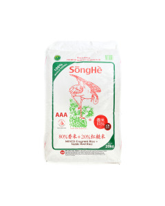 SongHe Mixed Fragrant Rice + Noble Red Rice - Carton