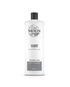 Nioxin System 1 Cleanser Shampoo, Natural Hair with Light Thinning 1000ml