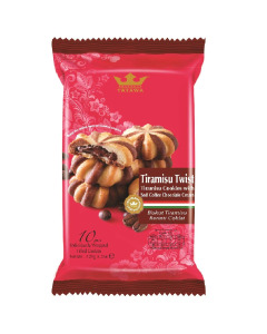 TATAWA TIRAMISU COOKIES WITH SOFT COFFEE CHOCOLATE 120G X 24-Carton