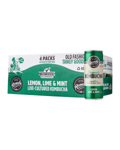 Remedy Organic Kombucha Lemon Lime Mint - Carton