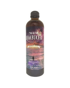 I'M Alive Kombucha Pomegranate (Glass Bottle) - Carton