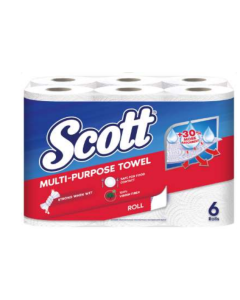 Scott Kitchen Towel Rolls 6 x 52's - Carton