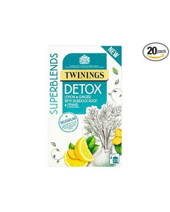 TWININGS DETOX WELLBEING KIT 4 X 20S X 2G-Carton
