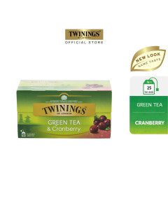 TWININGS GREEN CRANBERRY HARMONY IFN 12 X 25S X 1.6G-Carton