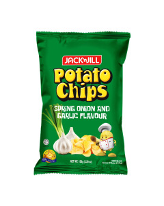 Jack 'n Jill Potato Chips Spring Onion & Garlic - Case