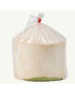 Fresh Peeled Young Coconut (Wrapped) – Ready to Drink & Eat