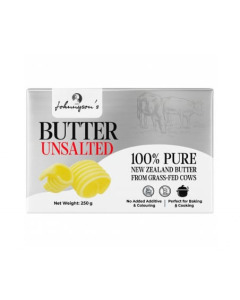 Johnnysons Unsalted Butter 250g - Carton