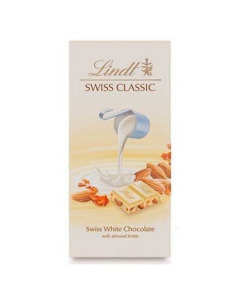 Lindt Swiss Classic White Almond - Carton