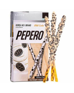 Lotte Pepero White Cookie Halal - Carton 