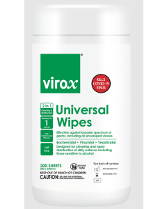 Virox Universal Wipes 200S - Carton