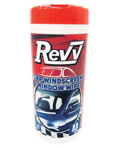 Revv Windscreen & Window Wipes 35's - Carton