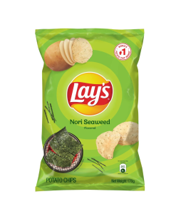 Lay's Nori Seaweed Potato Chips Halal - Carton