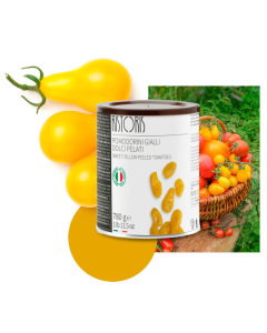 Ristoris Sweet Yellow Peeled Tomatoes - Carton