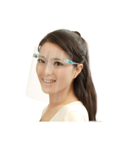 Face Shield Protective Gear with Glasses - Case
