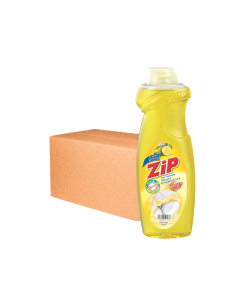 Zip Dishwashing Liquid Lemon - Carton