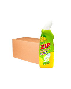 Zip Toilet Bowl Cleaner Lemon - Carton