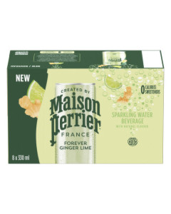 Maison Prw Forever (Fridgepack) - Ginger Lime (Slim Can) - Carton