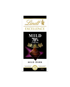 Lindt Excellence Mild 70% Dark - Carton