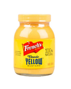 French Yellow Mustard Glass - Carton