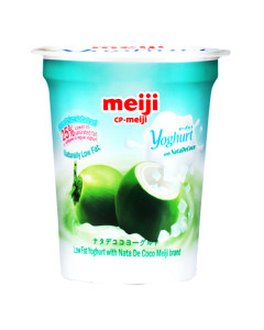 Meiji Low Fat Nata De Coco Yoghurt - Case