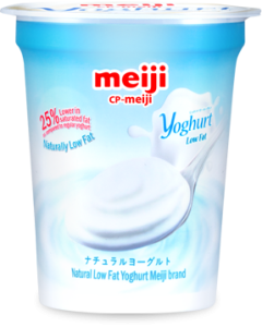Meiji Low Fat Natural Yoghurt - Case