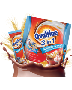 Ovaltine 3in1 Less Sugar - Carton