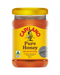 Capilano Pure Australian Honey Jar 500G JAR - Carton (Buy10 Carton and Get 1 Carton Free)