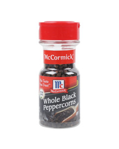 McCormick Whole Black Pepper - Carton
