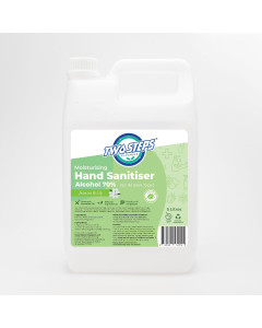 Two Steps Cleaning Hand Sanitizer Alcohol 70% 5 Litre Eco Refill - Jasmine & Lily - Carton