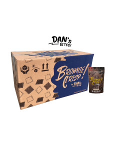 Dan's Bites Mini Dark Chocolate Brownie Crisp 40g - Carton