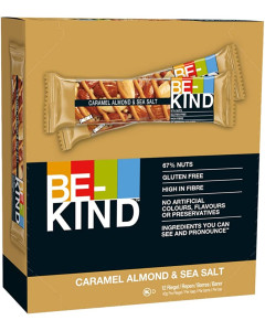 BE-KIND CARAMEL  FLAVOURED ALMOND &  SEA SALT NUT BAR - Carton