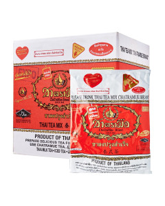 Cha Tra Mue Original Classic Thai Tea Leaves - Carton
