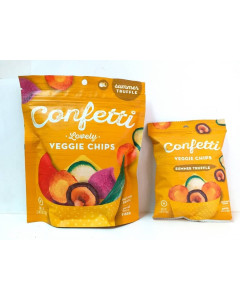 Confetti Lovely Veggie Chips, Summer Truffle Mini Packs - Case