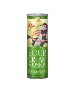 Omypop Popcorn Sour Cream & Onion - Carton