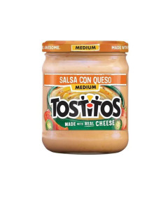Tostitos Medium Con Queso Dip - Carton