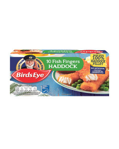 Birds Eye 10's Haddock Fish Finger - Carton