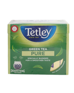 Tetley 100s Regular Green Tea Bags - Case